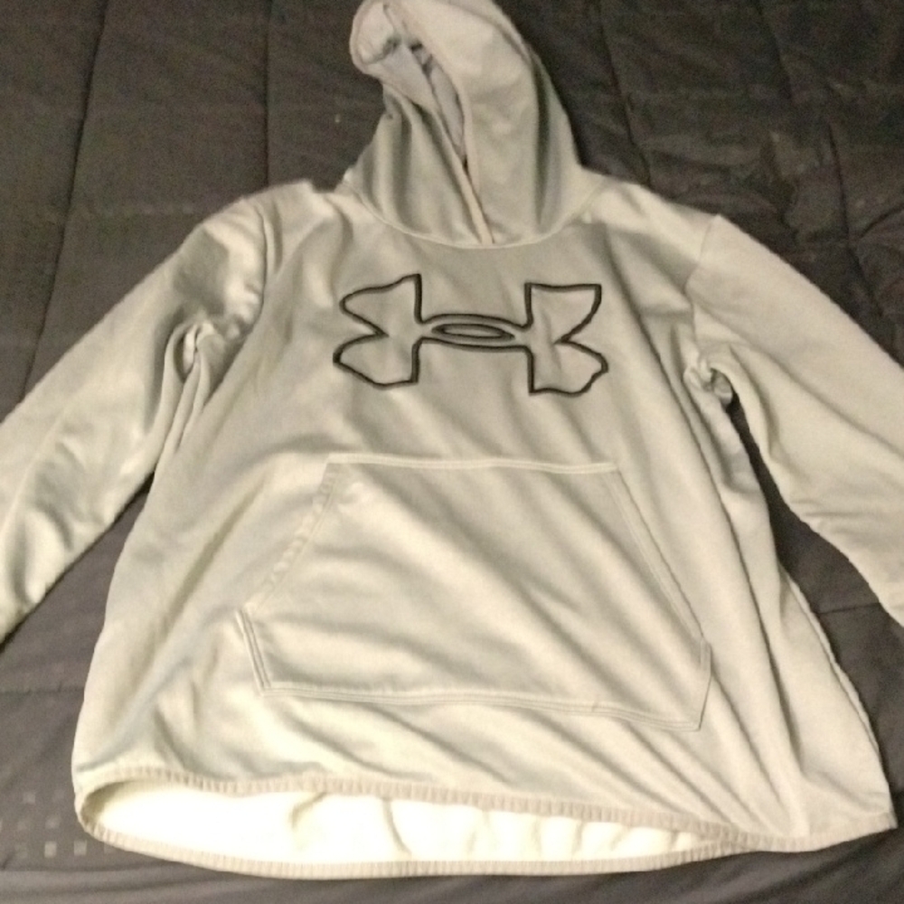 Under Armour Gray Pullover Hoodie Sweatshirt